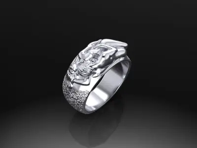 Love ring 3D print model purchase