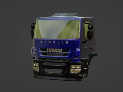 IVECO STRALIS AD 450 6-4 2005 TRUCK 3D print model