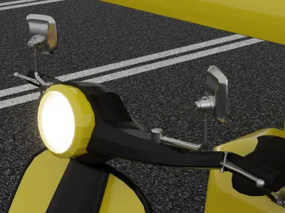 Motorickshaw 4K 3D model