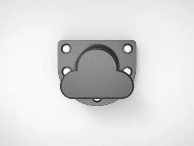 T bollard mooring 3D model