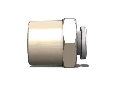 Conexao Rapida SMC KQ2H06 02AS Quick Connection 3D model
