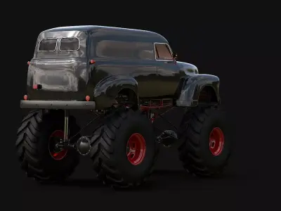 Monster Truck Classic 3D model
