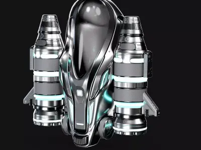 Jet pack 3D model