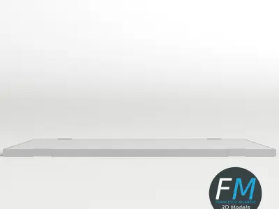 Solar panel module Low-poly 3D model