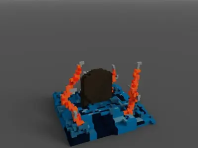Awakening of Zhun Yo Khaal Low-poly 3D model