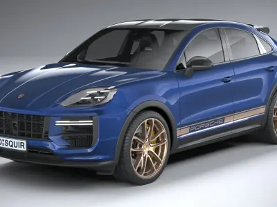 Porsche Cayenne Turbo GT 2024 3D model buy