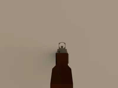 Low Poly Shotgun Low-poly 3D model order
