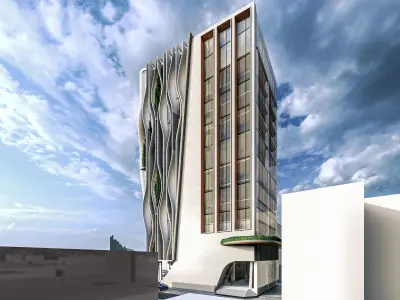 High-Rise Commercial Building 3D model