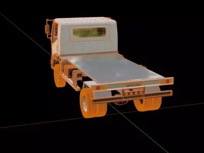 Isuzu FVZ Cab Chassis 3D model