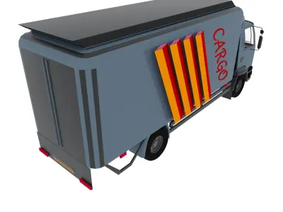 Truck 3D model by bilalgok