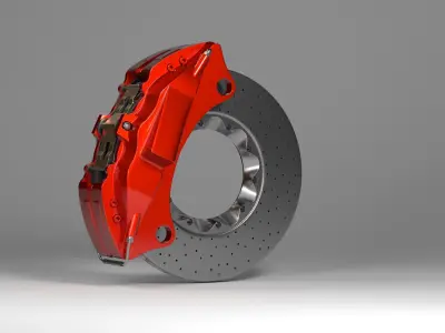 Brembo Brake Caliper Free 3D model