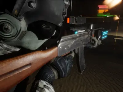 Tech AK47 Free 3D model