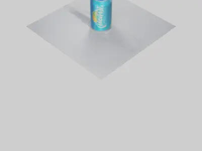 Energy soda model Low-poly 3D model