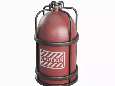 Gas Tank 01 3D model