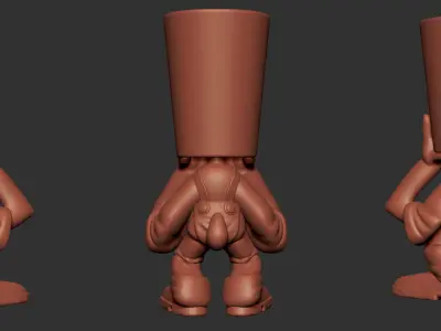 Pencil holder Vase holder objects holder Free 3D print model