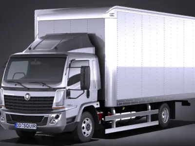 Generic Cargo Truck Mid Size 2016 3D model