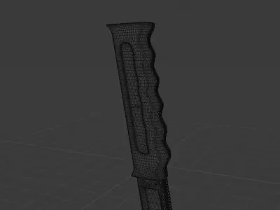 Hydraulic Car Handbrake 3D model