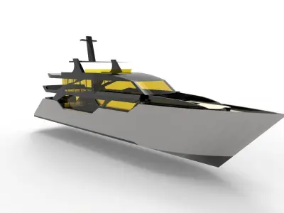 Super Yacht  3D model