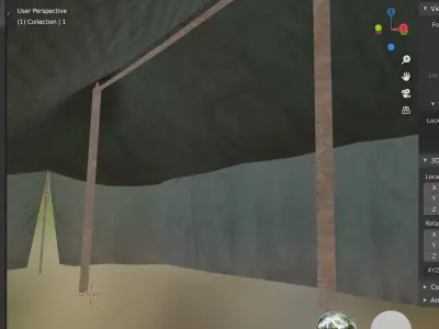 FABIRC TENT Low-poly 3D model