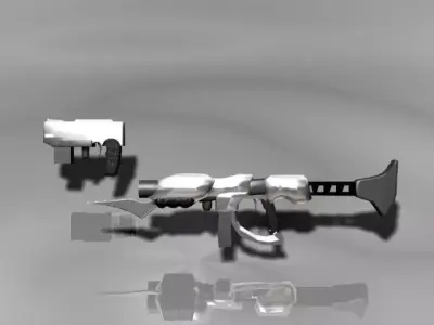 Sci-Fi Weapons Low-poly 3D model purchase