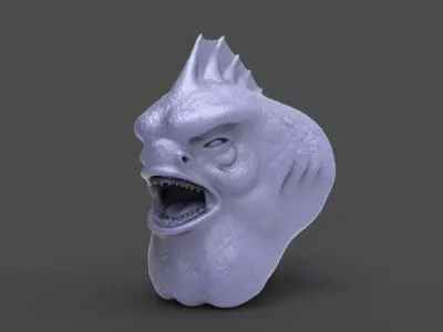HEAD-R3 high poly sculpt 3D model