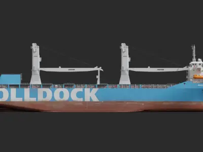 Heavy Lift Vessel 3D model