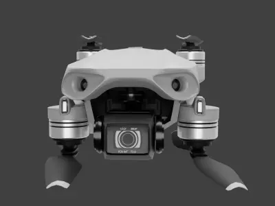 DJI Mavic Air 2  3D model