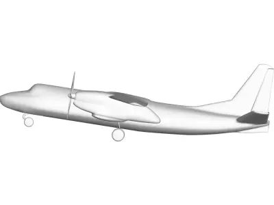 Antonov An-24 3D model purchase