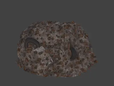 Dump low-poly models Free low-poly 3D model