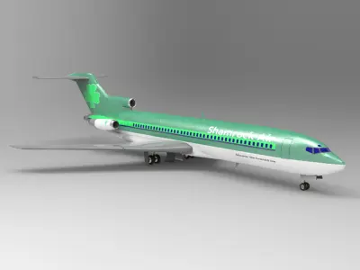 Airliner 727 3D model