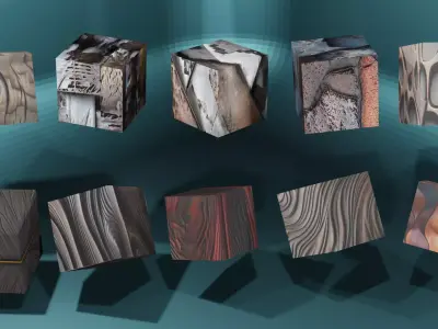 Rustic Surfaces  10 Material Textures Pack Texture