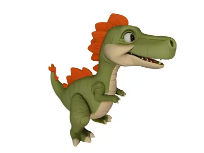 Cute Dino Low-poly 3D model