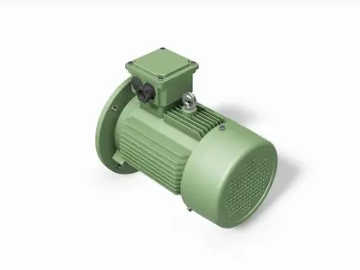 100L B5 IEC electric motor - 3D CAD model 3D model