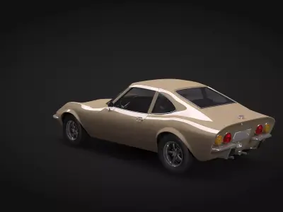 Opel GT 1968 - 1973 3D model