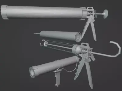 Silicone Caulking guns Free 3D model