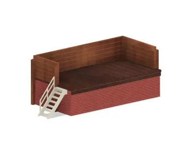 Model Railway Coal Loading Platform 3D print model