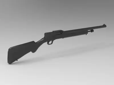 Browning Automatic 5  semi-automatic shotgun 3D model