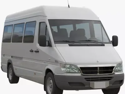 Dodge Sprinter minibus 3D model