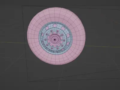 Truck tire Free 3D model