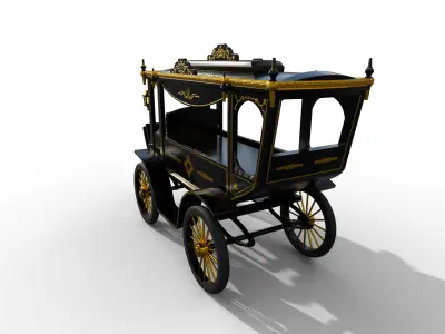 Hearse 3D model