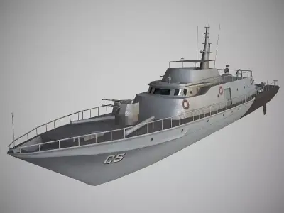 Spica Class Patrol Boats Low-poly 3D model