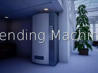 Vending Machine SHC Quick Office LM Low-poly 3D model
