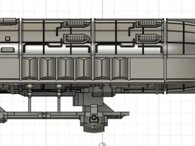 Fallout 4 - Prydwen Model 3D print model