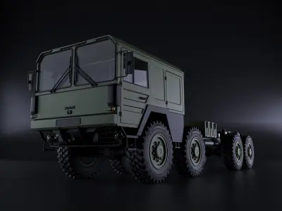MAN KAT1 8x8 Military Truck 3D model purchase