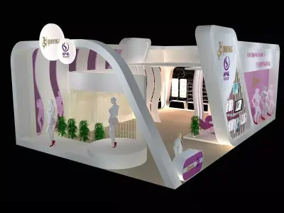 Exhibition - Area - 9X14-3DMAX2009-08 3D model