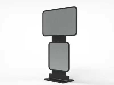 Outdoor Advertising Stand V12 3D model