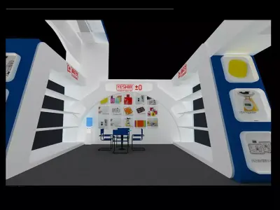 Exhibition - Area -6X9-3DMAX2009-026 3D model