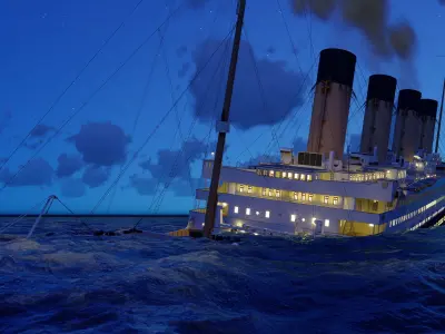 RMS Titanic 3D model