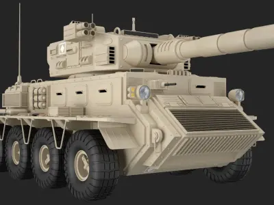 War Vehicle Concept 1 3D model