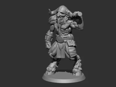 Bull Axe 3D print model